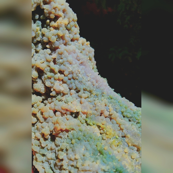 Beautiful Large Multi-hued Grape Agate Wave Shaped Freeform - Picture 9 of 14